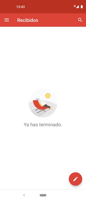 Su Gmail está listo para usar