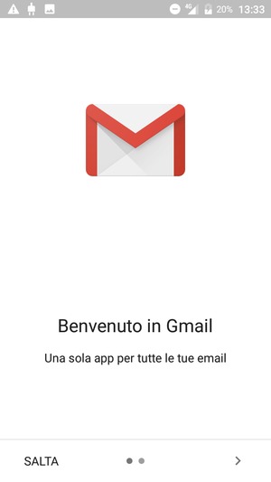 Seleziona AVANTI