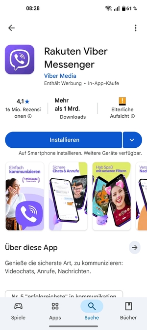 Wählen Sie Installieren