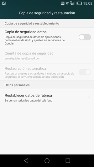 Active Copia de seguridad datos