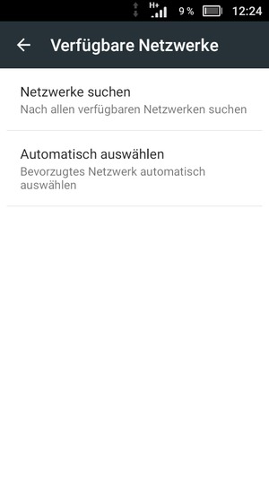 Wählen Sie Netzwerke suchen