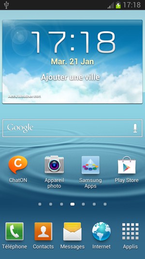 Sélectionnez Applis