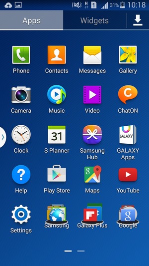Select Settings