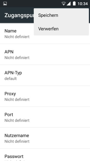 Wählen Sie Speichern