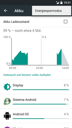 Wählen Sie Energiesparmodus