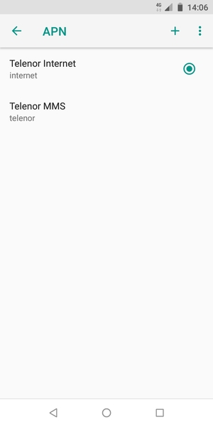 Seleziona il tasto Menu