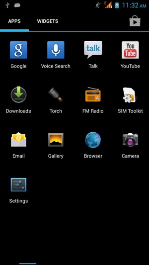 Select Settings