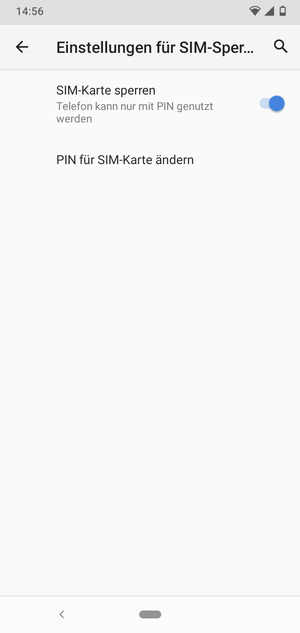 Wählen Sie PIN für SIM-Karte ändern
