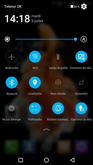 Désactiver le Wi-Fi et le Bluetooth