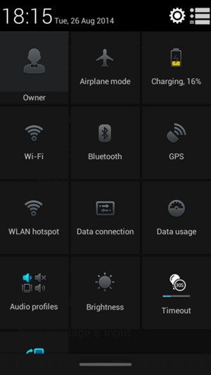 Select Brightness