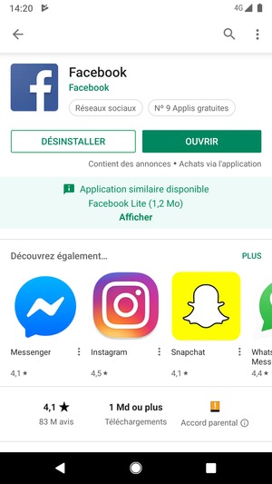 Sélectionnez OUVRIR