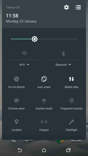 Select the Settings button