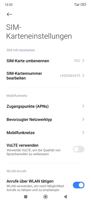 Wählen Sie Zugangspunkte (APNs)