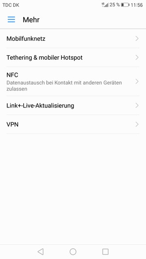 Wählen Sie Mobilfunknetz