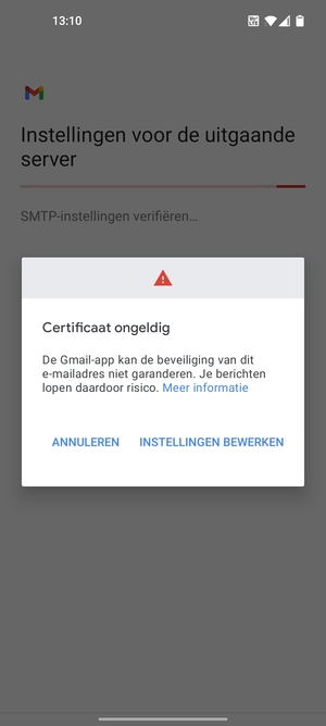 Selecteer INSTELLINGEN BEWERKEN