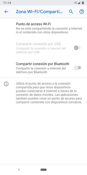 Seleccione Punto de acceso Wi-Fi
