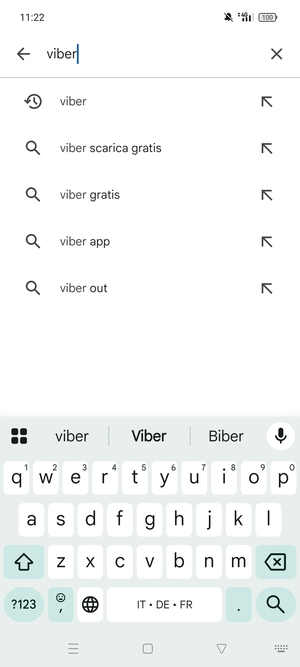 Inserisci il nome dell'app e seleziona Ricerca
