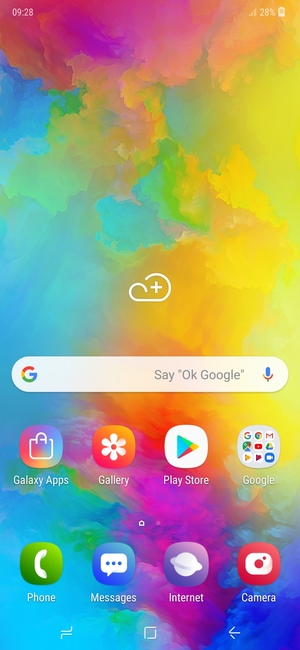 To close all running apps, select the Recent apps button