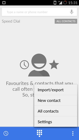 Select Settings
