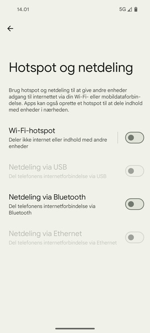 Vælg Wi-Fi-hotspot