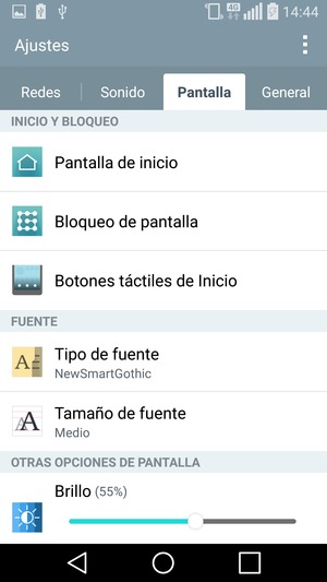 Para cambiar el PIN de la tarjeta SIM, seleccione General