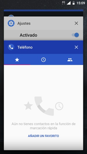 Deslice las aplicaciones a la derecha para cerrarlas