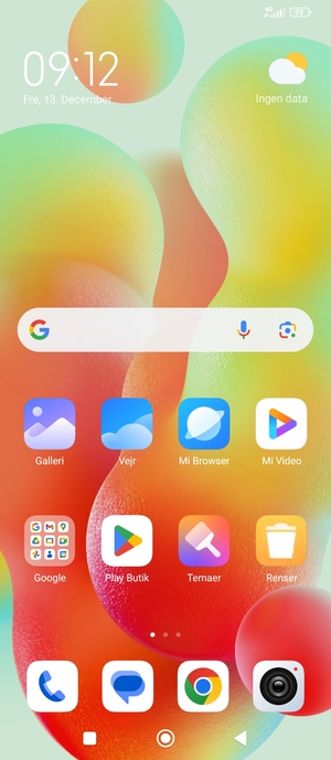 Vælg Google