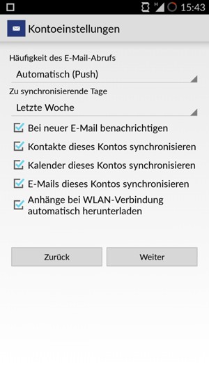 Wählen Sie Weiter