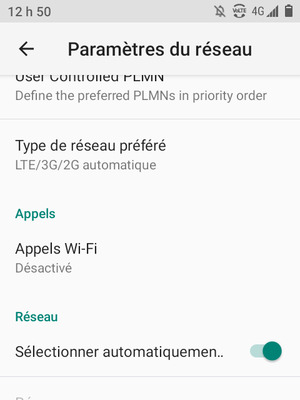 Désactiver le Sélectionner automatiquement