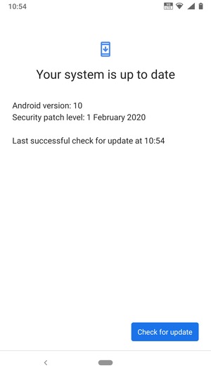 Select Check for update