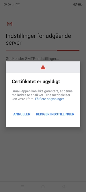 Vælg REDIGER INDSTILLINGER