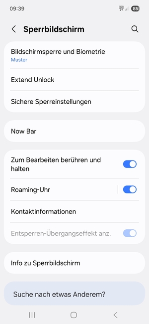 Ihr Handy ist jetzt mit einer Bildschirmsperre gesichert