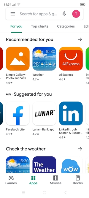 Select the Search bar