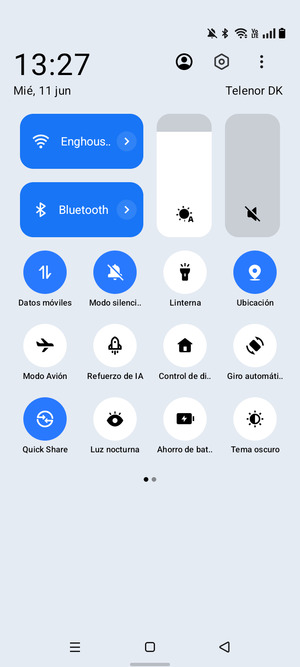Desactive Wi-Fi y Bluetooth