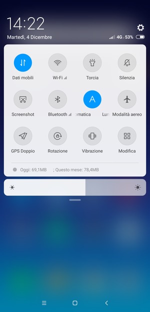 Seleziona il tasto Impostazioni