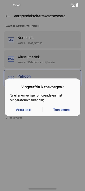 Selecteer uw voorkeursoptie