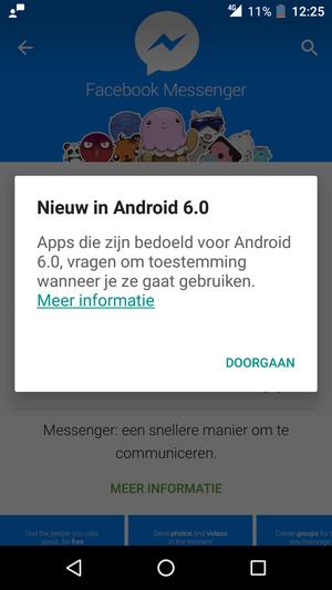 Selecteer DOORGAAN
