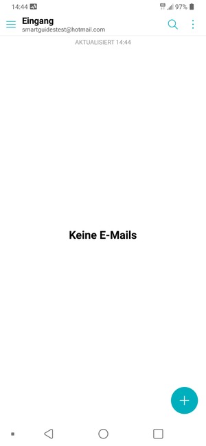 Ihr Hotmail Konto ist einsatzbereit