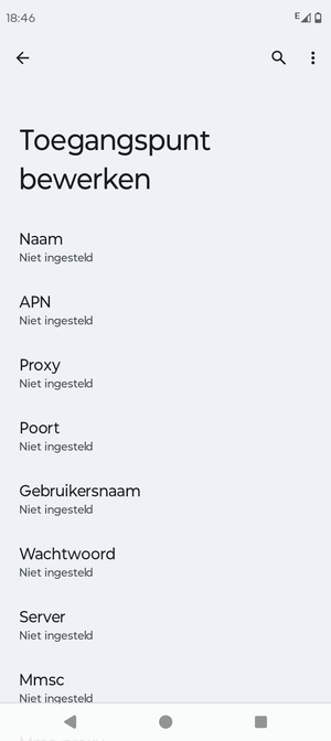 Voer mms-gegevens in