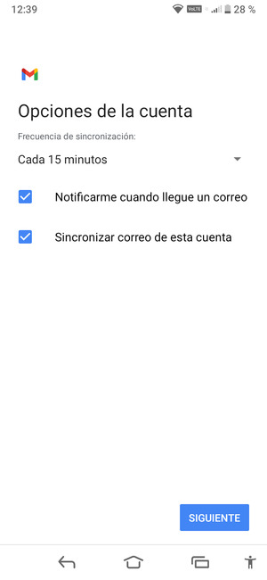 Seleccione SIGUIENTE