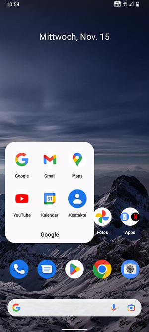 Wählen Sie Gmail