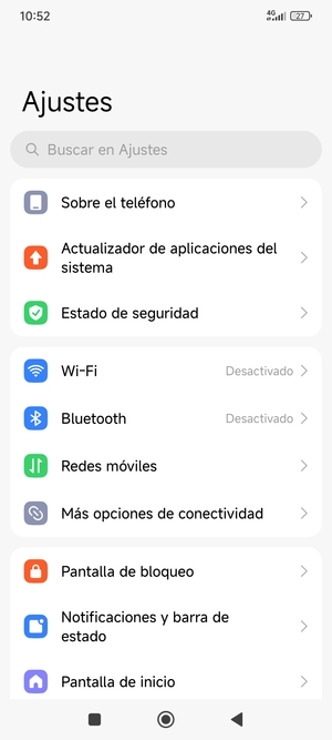 Seleccione Más opciones de conectividad