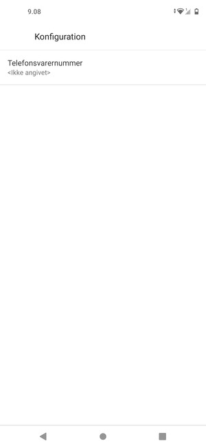 Vælg Telefonsvarernummer