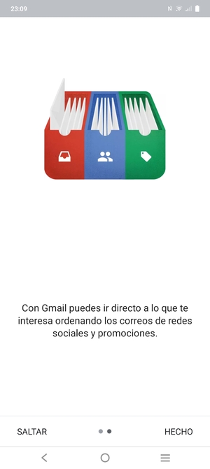 Seleccione HECHO