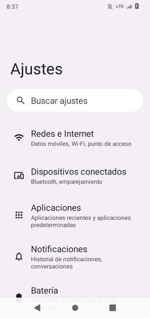 Seleccione Redes e Internet