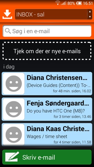 Din konto er klar til brug