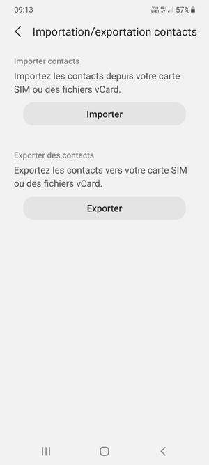 Sélectionnez Importer