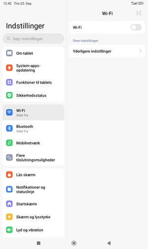 Vælg Mobilnetværk
