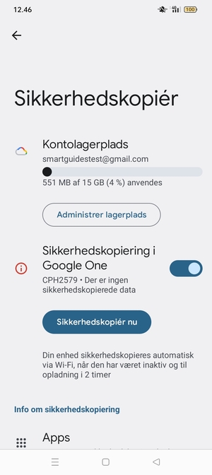 Vælg Kontolagerplads