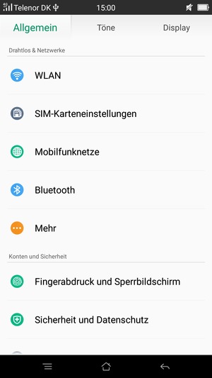 Wählen Sie WLAN